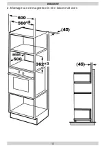 Предварительный просмотр 12 страницы Amica EMW 13180E Installation Manual