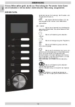 Preview for 14 page of Amica EMW 13184 E Instruction Manual