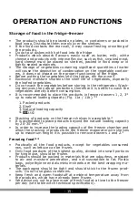 Preview for 15 page of Amica FC100.4 Operating Instructions Manual