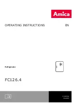 Amica FC126.4 Operating Instructions Manual предпросмотр