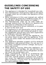 Предварительный просмотр 4 страницы Amica FC1534 Operating Instructions Manual