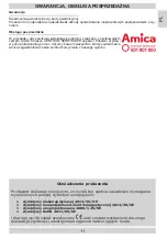 Предварительный просмотр 11 страницы Amica FD 3011 Operating Instructions Manual