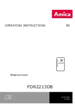 Amica FDR2213B Operating Instructions Manual preview