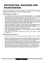 Preview for 18 page of Amica FDR2213DB Operating Instructions Manual