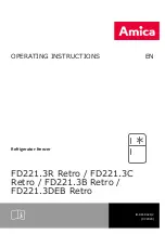 Amica FDR2213R Operating Instructions Manual preview