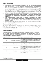 Preview for 11 page of Amica FDR2213R Operating Instructions Manual