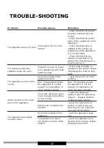 Preview for 22 page of Amica FDR2213R Operating Instructions Manual