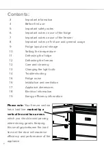 Предварительный просмотр 2 страницы Amica FK2623F Directions For Installation, Use And Maintenance