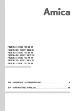 Preview for 1 page of Amica FK276.3 / KGC 15361 W Operating Manual