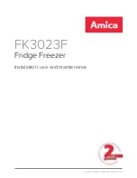 Preview for 1 page of Amica FK3023F Installation, Use And Maintenance Manual