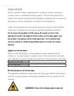 Preview for 3 page of Amica FK3023F Installation, Use And Maintenance Manual