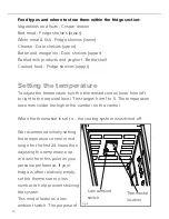 Preview for 10 page of Amica FK3023F Installation, Use And Maintenance Manual