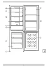 Предварительный просмотр 2 страницы Amica FK321.3DF Instruction Manual