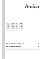 Amica FK326.6 DFZV Operating Manual предпросмотр