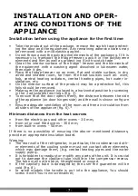 Preview for 7 page of Amica FK334 6GBDF Series Operating Instructions Manual