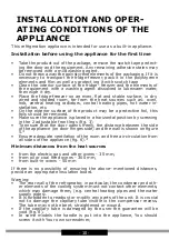 Preview for 10 page of Amica FM0613 Operating Instructions Manual