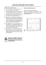 Предварительный просмотр 34 страницы Amica FZ041.3 Operating Manual