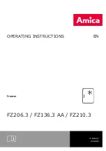 Amica FZ136.3 AA Operating Instructions Manual preview