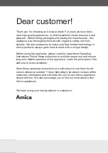 Preview for 4 page of Amica GSPT 526 910 W Operating Instructions Manual