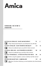 Предварительный просмотр 1 страницы Amica IN 600 BSC Instruction Manual