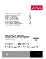 Amica IN600*S Series Operating Instructions Manual предпросмотр