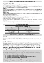 Предварительный просмотр 8 страницы Amica KF 3039 Operating Instructions Manual