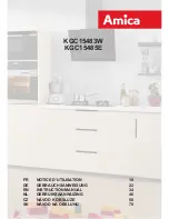 Preview for 1 page of Amica KGC15483W Instruction Manual