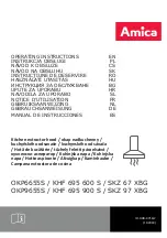 Amica KHF 695 600 S Operating Instructions Manual preview