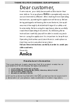 Preview for 12 page of Amica KM 5011 User Manual