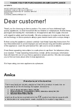Preview for 13 page of Amica KML 4011 Operating Instructions Manual