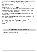 Preview for 16 page of Amica KML 4011 Operating Instructions Manual