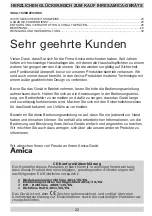 Preview for 22 page of Amica KML 4011 Operating Instructions Manual