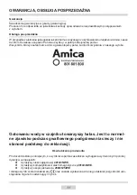 Предварительный просмотр 11 страницы Amica KO 2011 Operating Instructions Manual