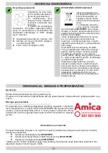 Preview for 13 page of Amica OKC621S Instruction Manual