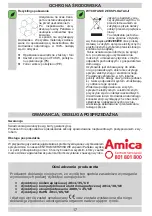 Предварительный просмотр 17 страницы Amica OKP5321G Instruction Manual