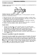 Предварительный просмотр 21 страницы Amica OKP6545S Instruction Manual