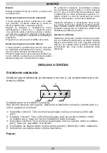 Предварительный просмотр 29 страницы Amica OKP6545S Instruction Manual