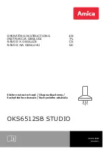 Amica OKS6512SB STUDIO Operating Instructions Manual предпросмотр