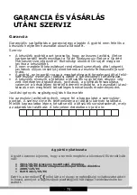 Preview for 73 page of Amica OKS6541T Operating Instructions Manual