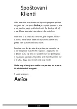 Preview for 114 page of Amica OSC Series Operating Instructions Manual