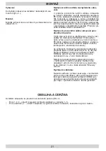 Предварительный просмотр 21 страницы Amica OSC5110I Instruction Manual