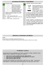 Предварительный просмотр 23 страницы Amica OSC5110I Instruction Manual