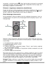 Preview for 21 page of Amica OWC4441BO Operating Instructions Manual