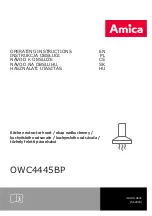 Amica OWC4445BP Operating Instructions Manual preview