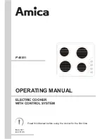 Preview for 1 page of Amica P*4ES11 series Operating Manual