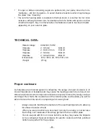 Preview for 8 page of Amica P*4VQ2 Series Operating Manual