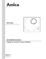 Amica PBP4VQ242 Operating Manual preview