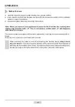 Preview for 40 page of Amica PG3VE201FTQ Instruction Manual