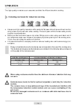 Preview for 13 page of Amica PI6514TFD Instruction Manual