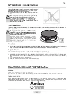 Предварительный просмотр 25 страницы Amica PVG4.0ZpZtR Instruction Manual